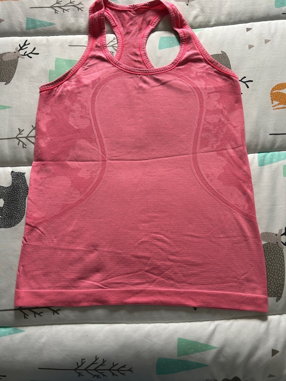 lululemon athletica Pink Seamless Racerback Tank